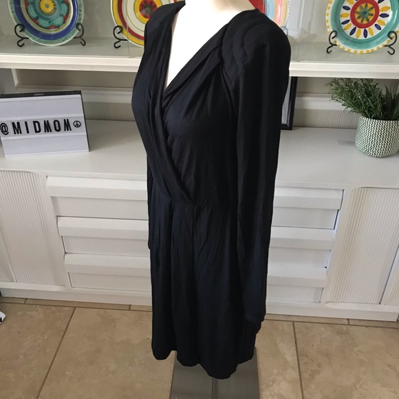 Three Dots soft black dress medium - Picture 2 of 7